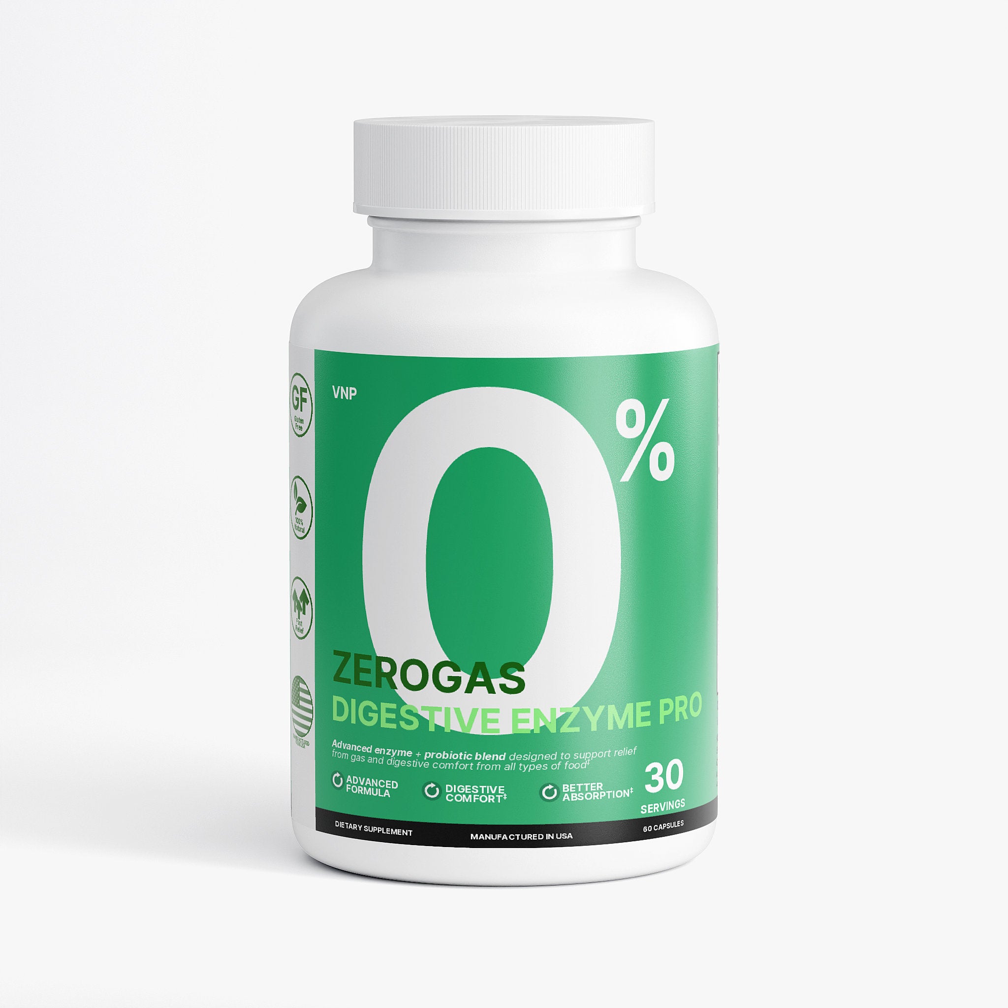 ZeroGas Digestive Enzyme Pro