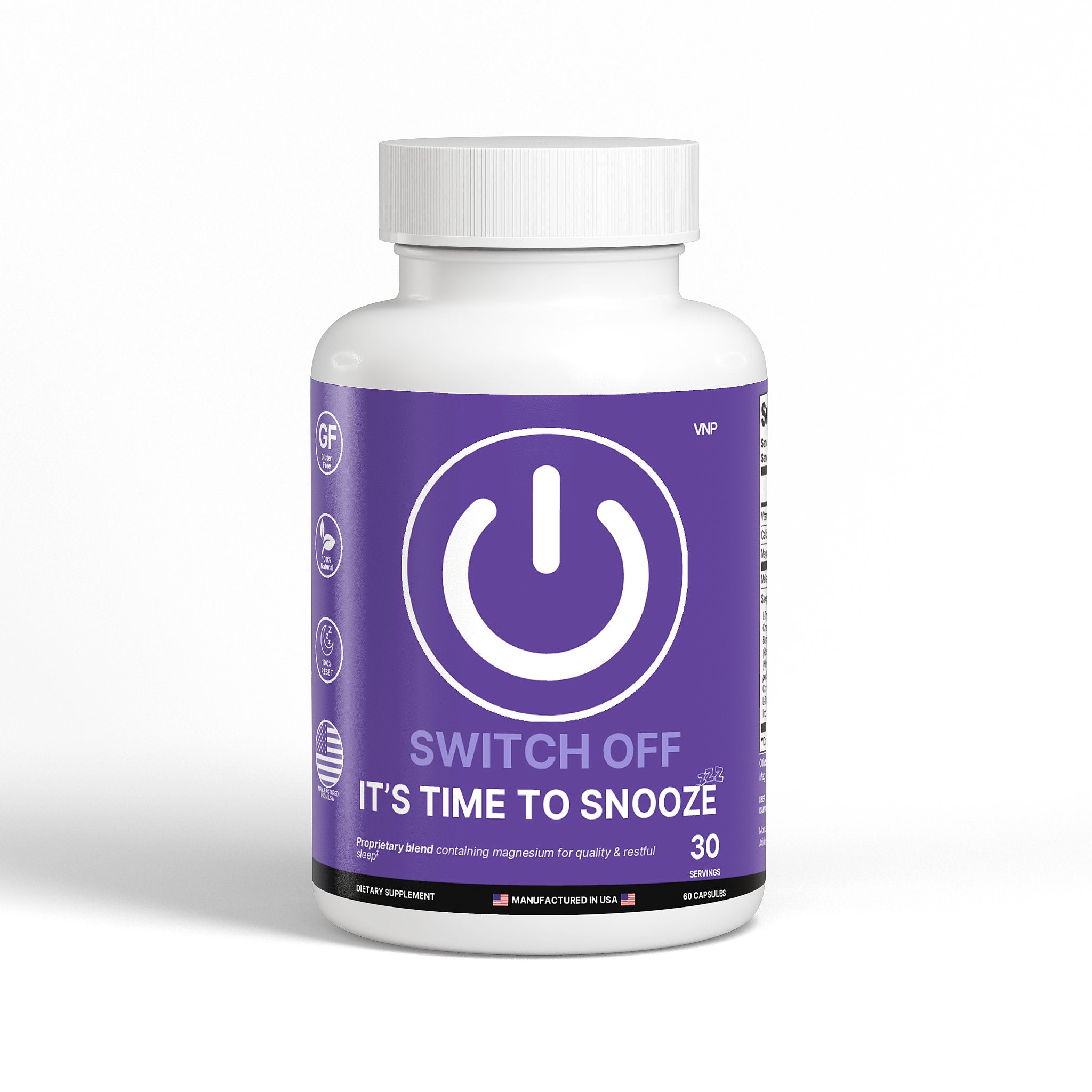 It's Time To SNOOZE with Magnesium - 30 Servings